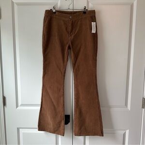 Pacsun John Galt Aliyah Corduroy Jeans Brown NWT (Size M)